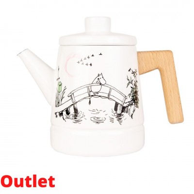 Кофейник эмалированный Moomin Скучаю по тебе, 1,6 л (ТОВАР ИЗ АУТЛЕТА)